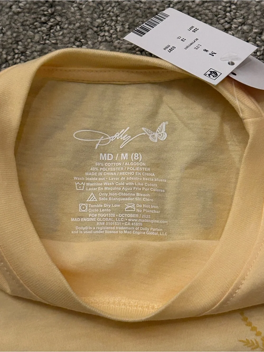 NWT Kids M (8) Dolly Parton Tee